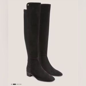 City Block Square-Toe Over-the-knee Boot